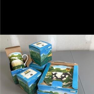 Dept 56 Farm themed dinnerware